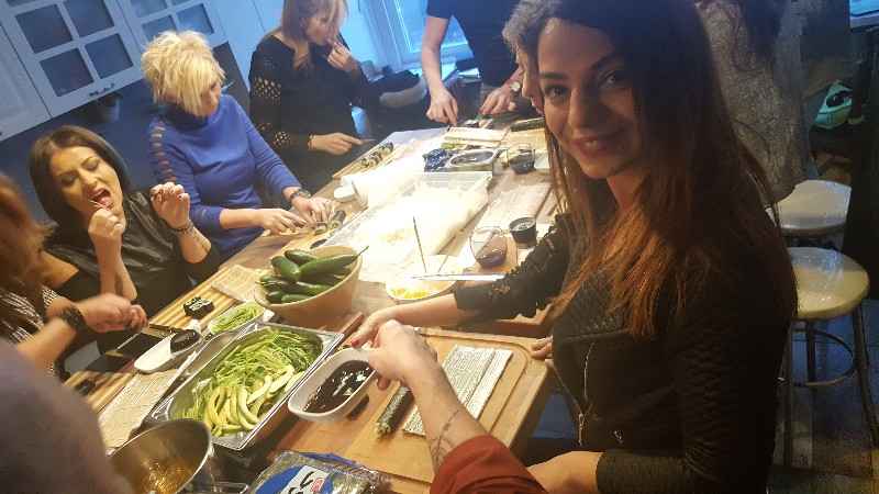 Chef Hasan Karabazar Bomonti Mutfak Sushi Workshop Etkinliği