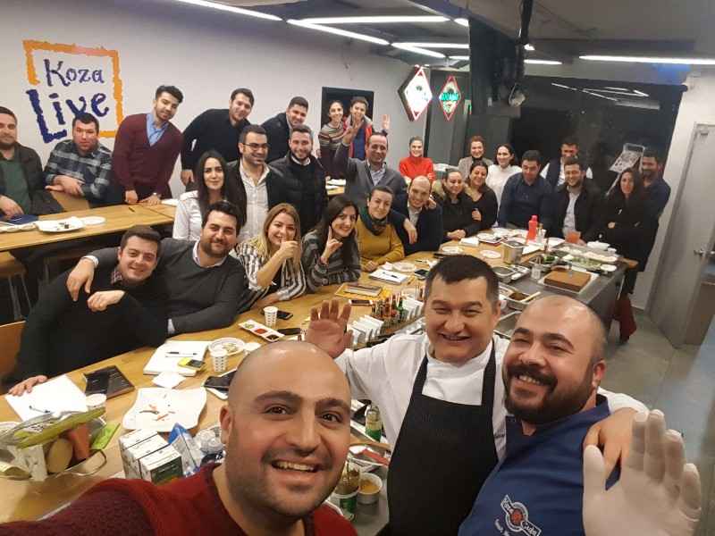 Chef Hasan Karabazar Koza Gıda Sushi Workshop Etkinliği